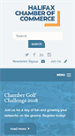 Mobile Screenshot of halifaxchamber.com