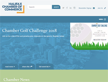 Tablet Screenshot of halifaxchamber.com